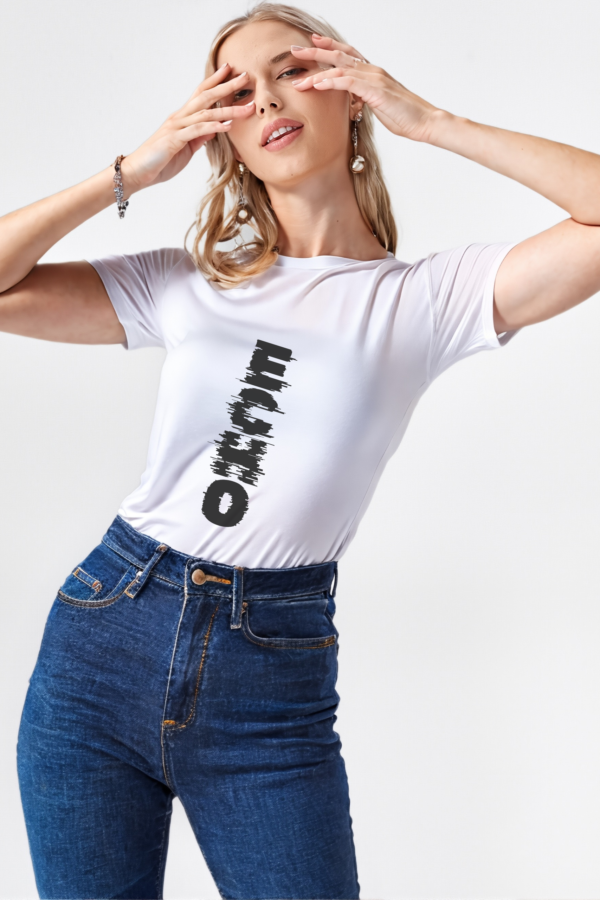 ECHO Print Graphic Tee – Bold Soundwave Style T-Shirt | ZARROX - Image 4