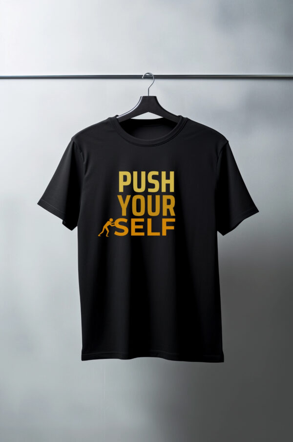 Black Streetwear Vibe Tee – Raw Style Meets Chill Fit - Image 2