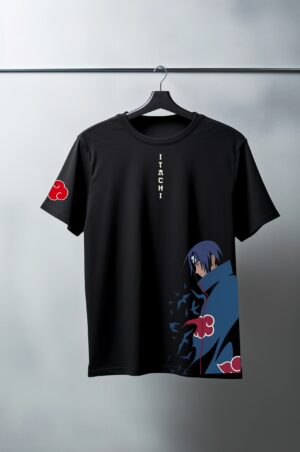 Uchiha Itachi T-Shirt by Zarrox – Anime Streetwear Pakistan