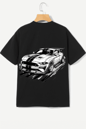 Mustang Car Printed T-Shirt | Zarrox